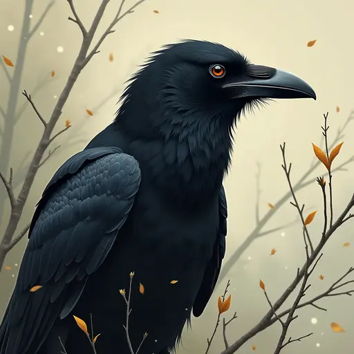 A Crow used for avatar