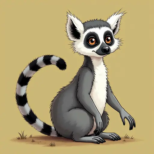 A Lemur used for avatar