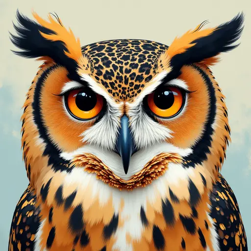 A Owl used for avatar