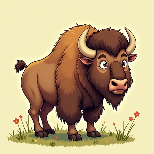 A Bison used for avatar