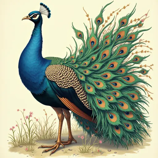 A Peacock used for avatar