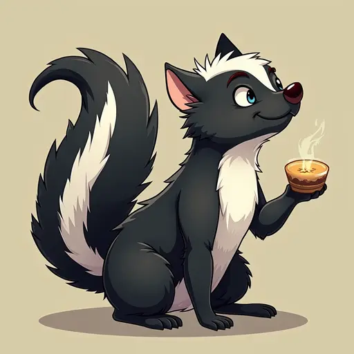 A Skunk used for avatar