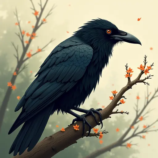 A Crow used for avatar