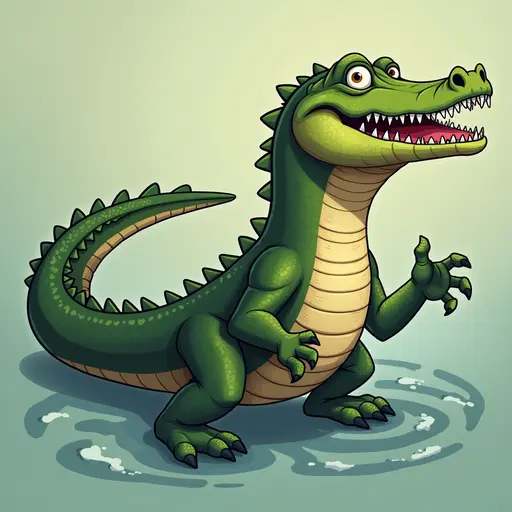 A Crocodile used for avatar