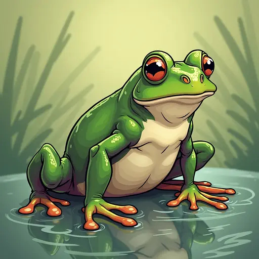 A Frog used for avatar