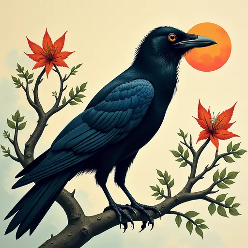 A Raven used for avatar