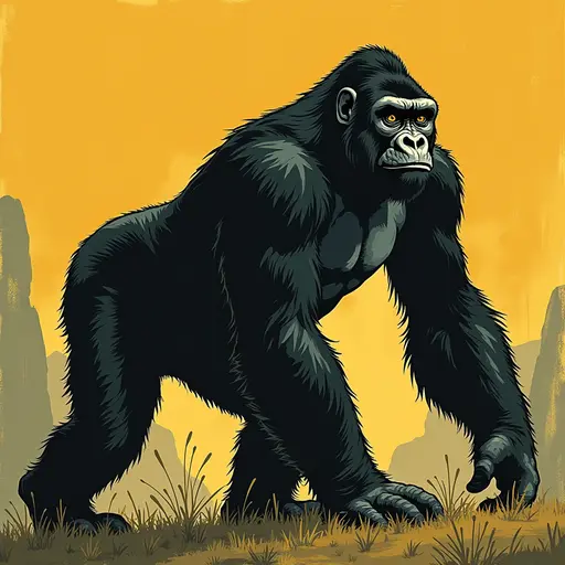 A Gorilla used for avatar