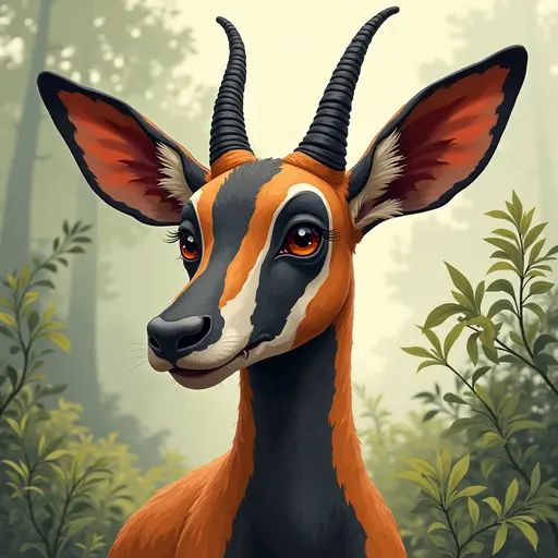 A Okapi used for avatar