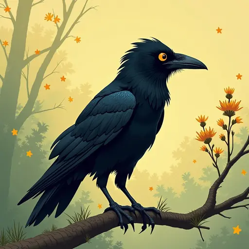 A Crow used for avatar