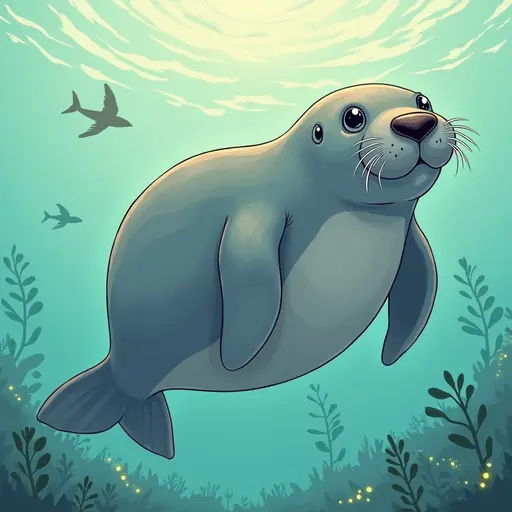 A Manatee used for avatar