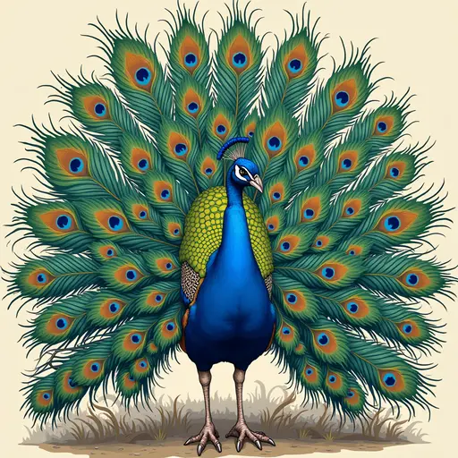 A Peacock used for avatar