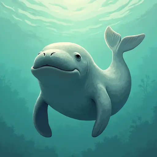 A Dugong used for avatar