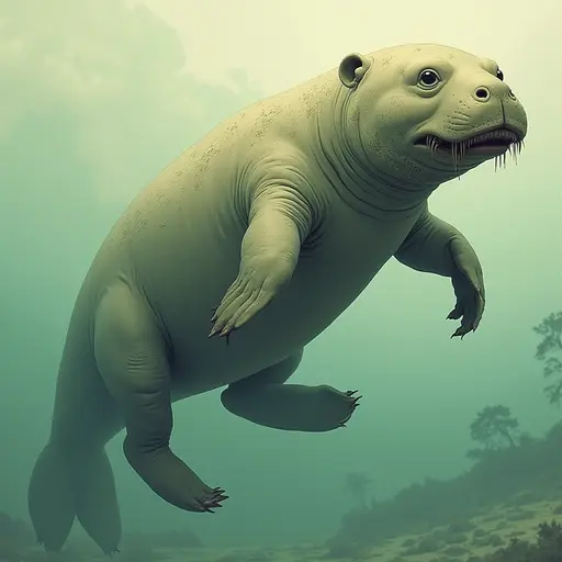 A Dugong used for avatar