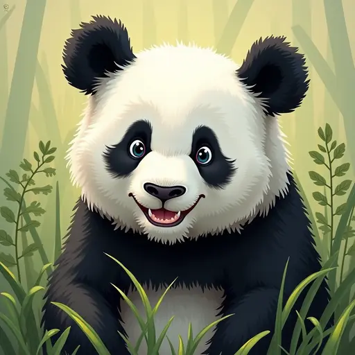 A Panda used for avatar