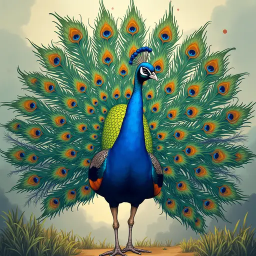 A Peacock used for avatar