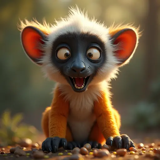 A Mischievous Lemur