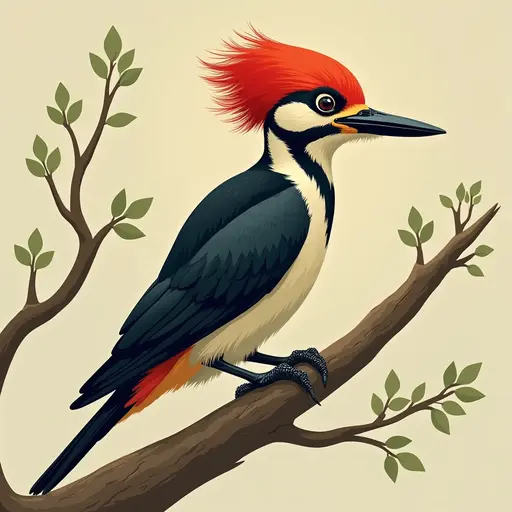 A Woodpecker used for avatar