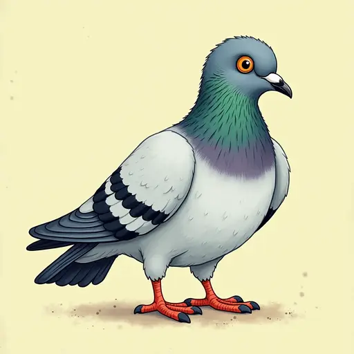 A Pigeon used for avatar