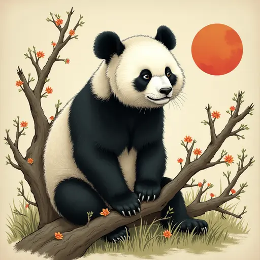 A Panda used for avatar