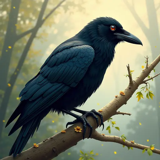 A Raven used for avatar