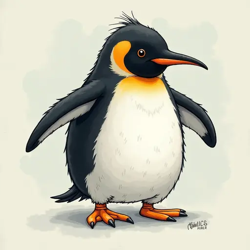 A Penguin used for avatar