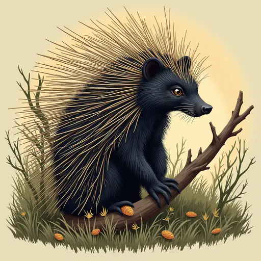 A Porcupine used for avatar