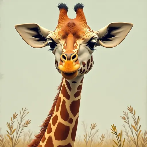 A Giraffe used for avatar