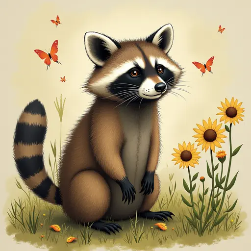 A Raccoon used for avatar