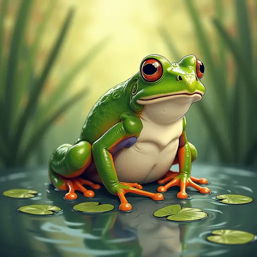 A Frog used for avatar