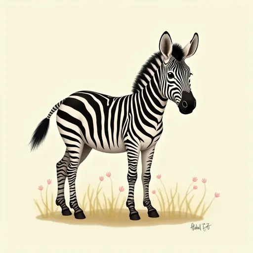 A Zebra used for avatar