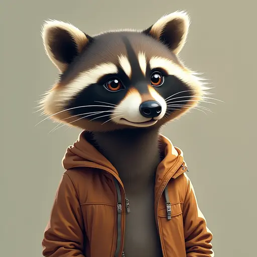 A Raccoon used for avatar