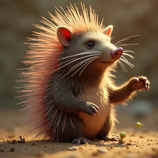 A Mischievous Porcupine