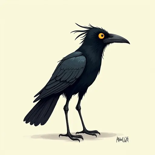 A Crow used for avatar