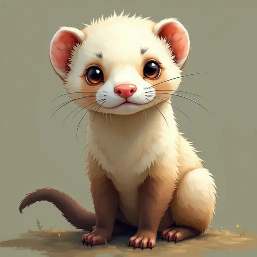 A Ferret used for avatar