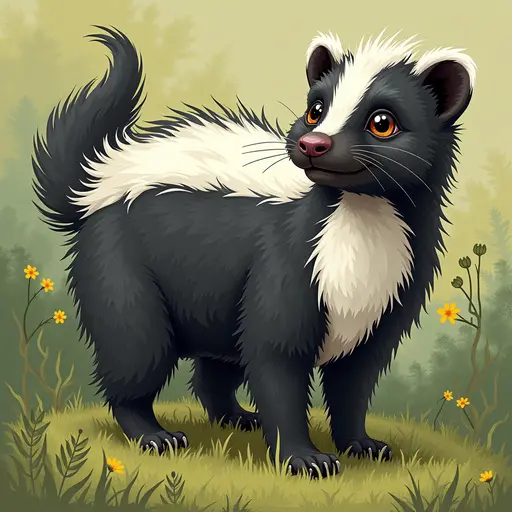 A Skunk used for avatar