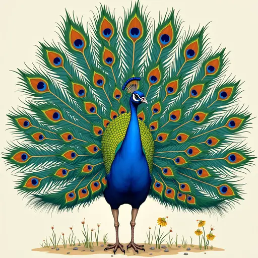 A Peacock used for avatar