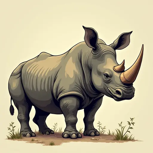 A Rhinoceros used for avatar