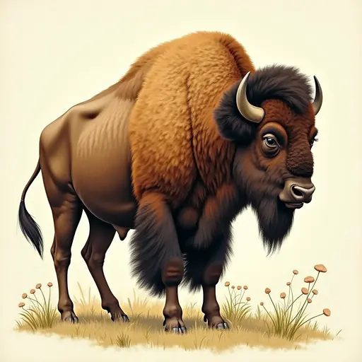 A Bison used for avatar