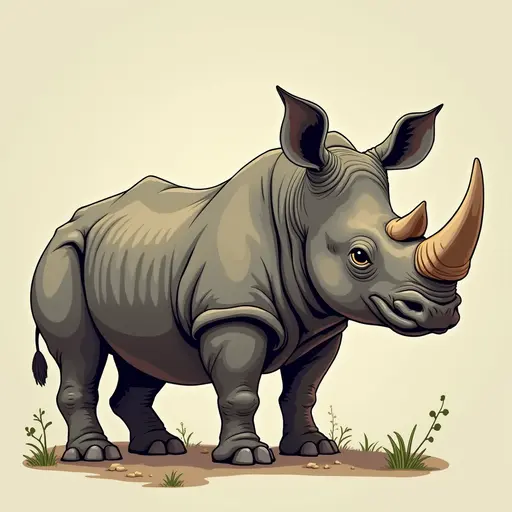 A Rhinoceros used for avatar