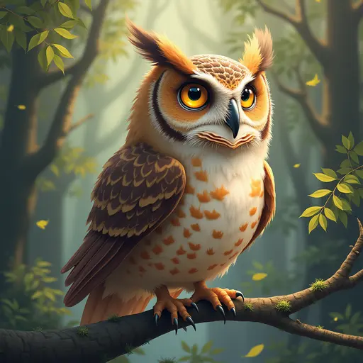 A Owl used for avatar