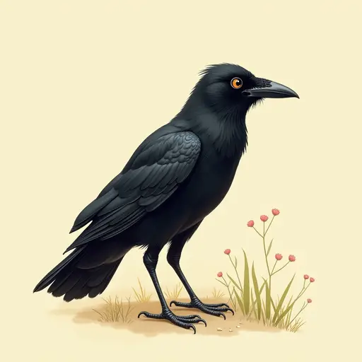 A Crow used for avatar