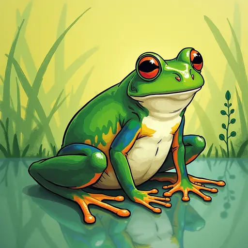 A Frog used for avatar