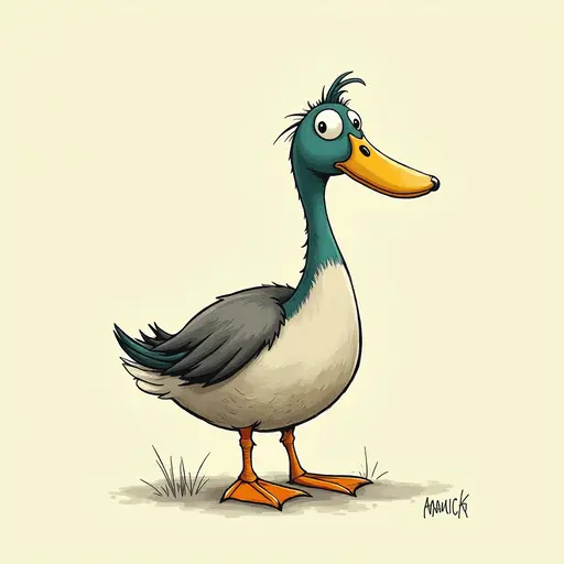 A Duck used for avatar