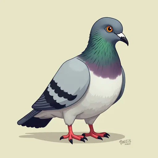 A Pigeon used for avatar