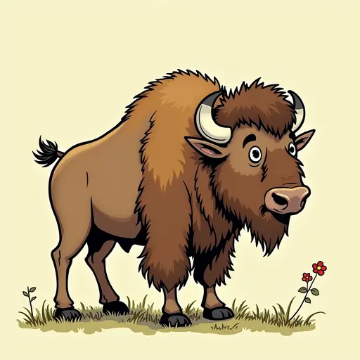 A Bison used for avatar