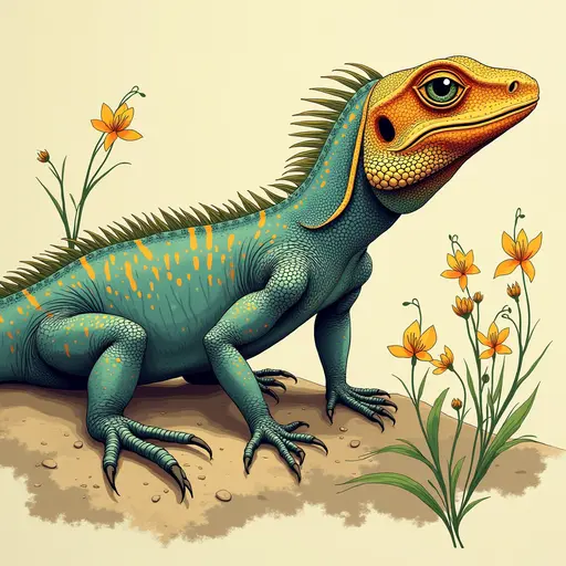 A Lizard used for avatar