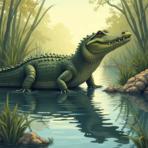 A Alligator used for avatar