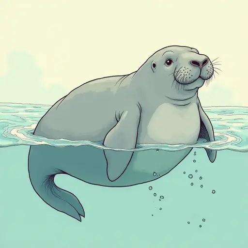 A Manatee used for avatar