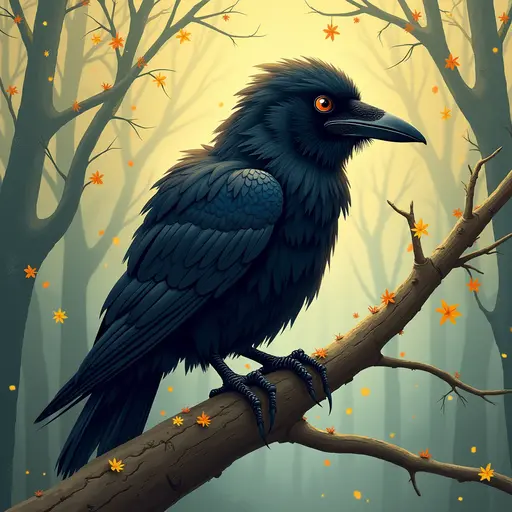 A Raven used for avatar