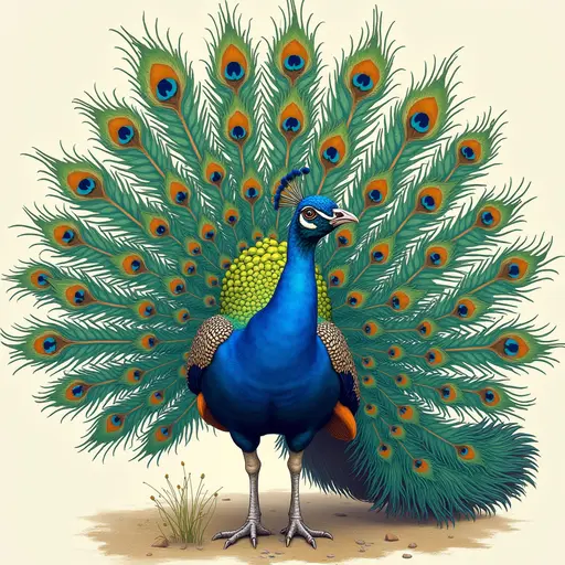 A Peacock used for avatar